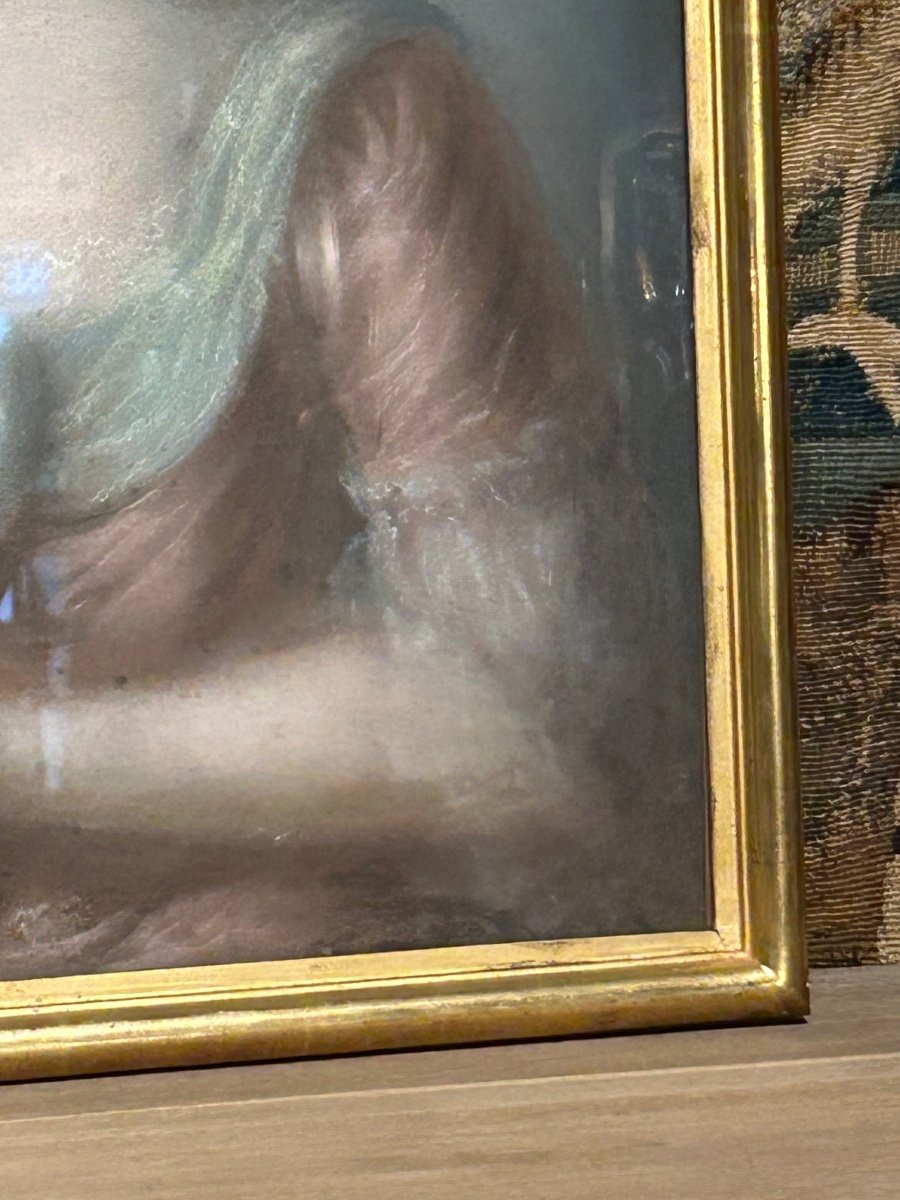 Portrait Pastel XVIII Siècle -photo-3