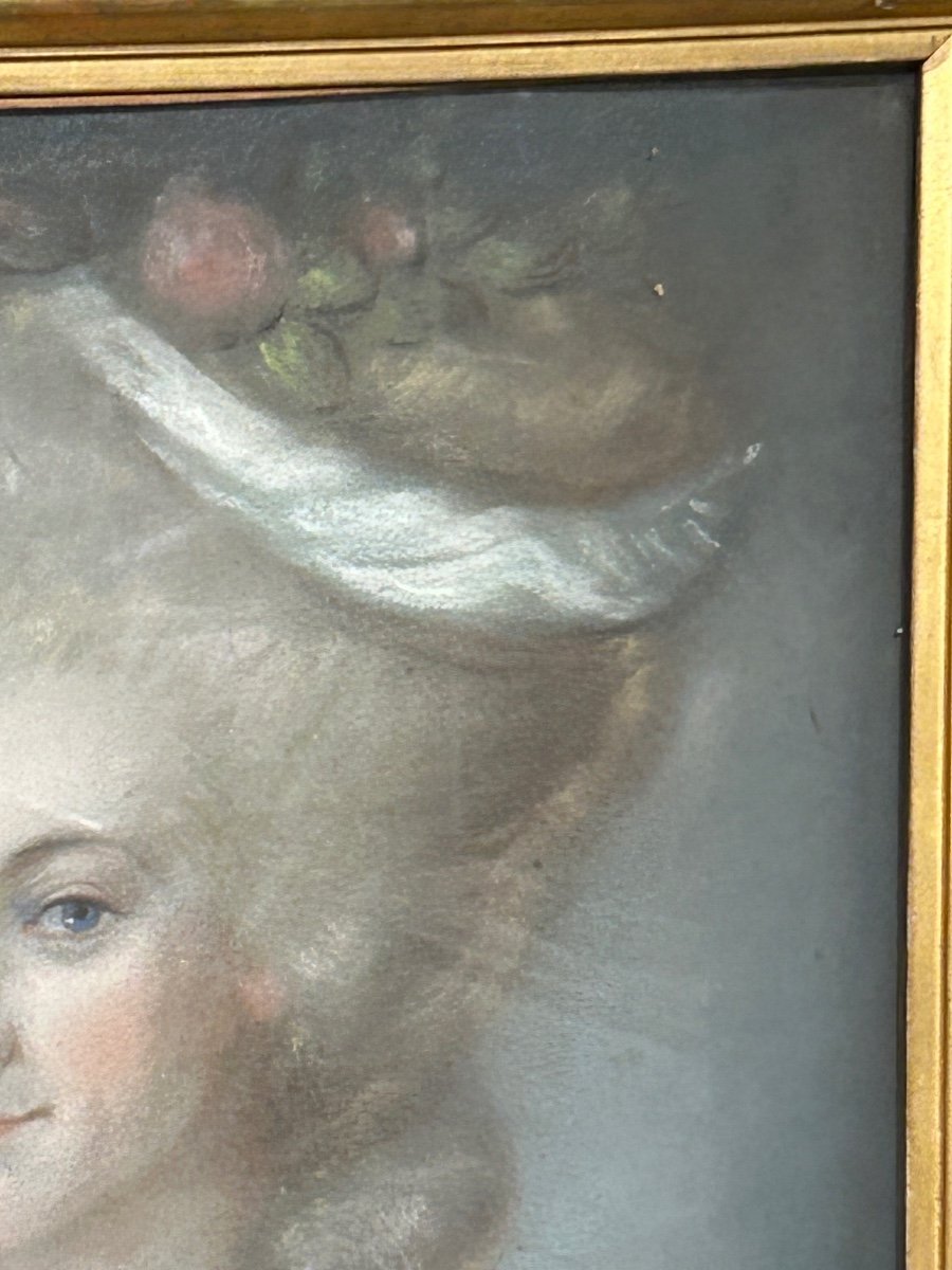 Portrait Pastel XVIII Siècle -photo-2