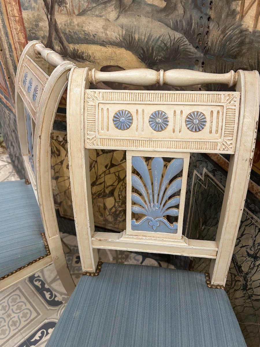 Paire De Chaises Directoire-photo-1
