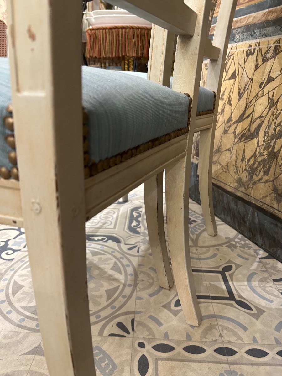 Paire De Chaises Directoire-photo-2