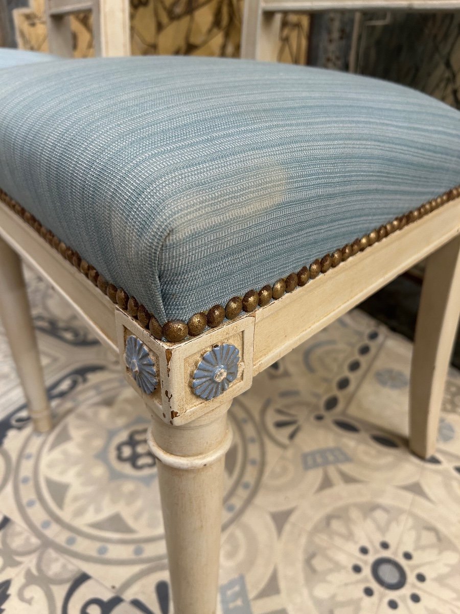 Paire De Chaises Directoire-photo-4