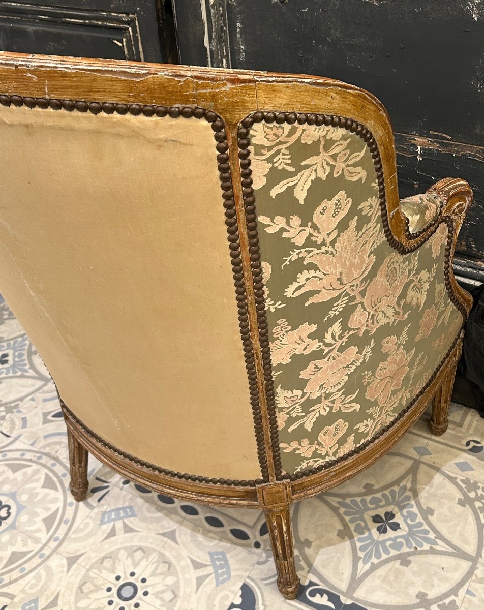 Bergère Gondole Style Louis XVI -photo-3