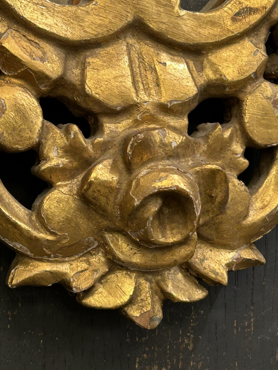 Italian Gilded Wood Mirror -photo-4