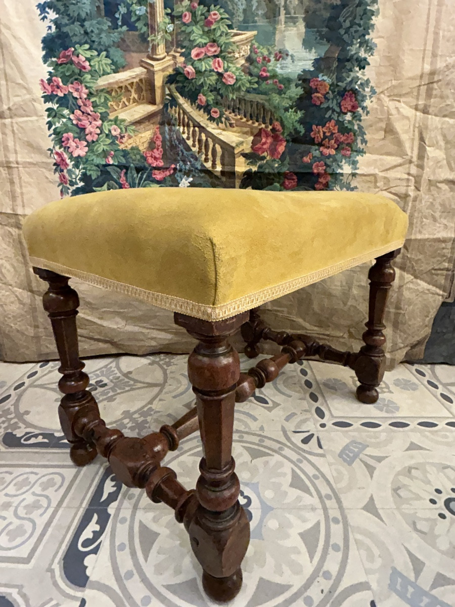 Tabouret D’époque Louis XIII-photo-2