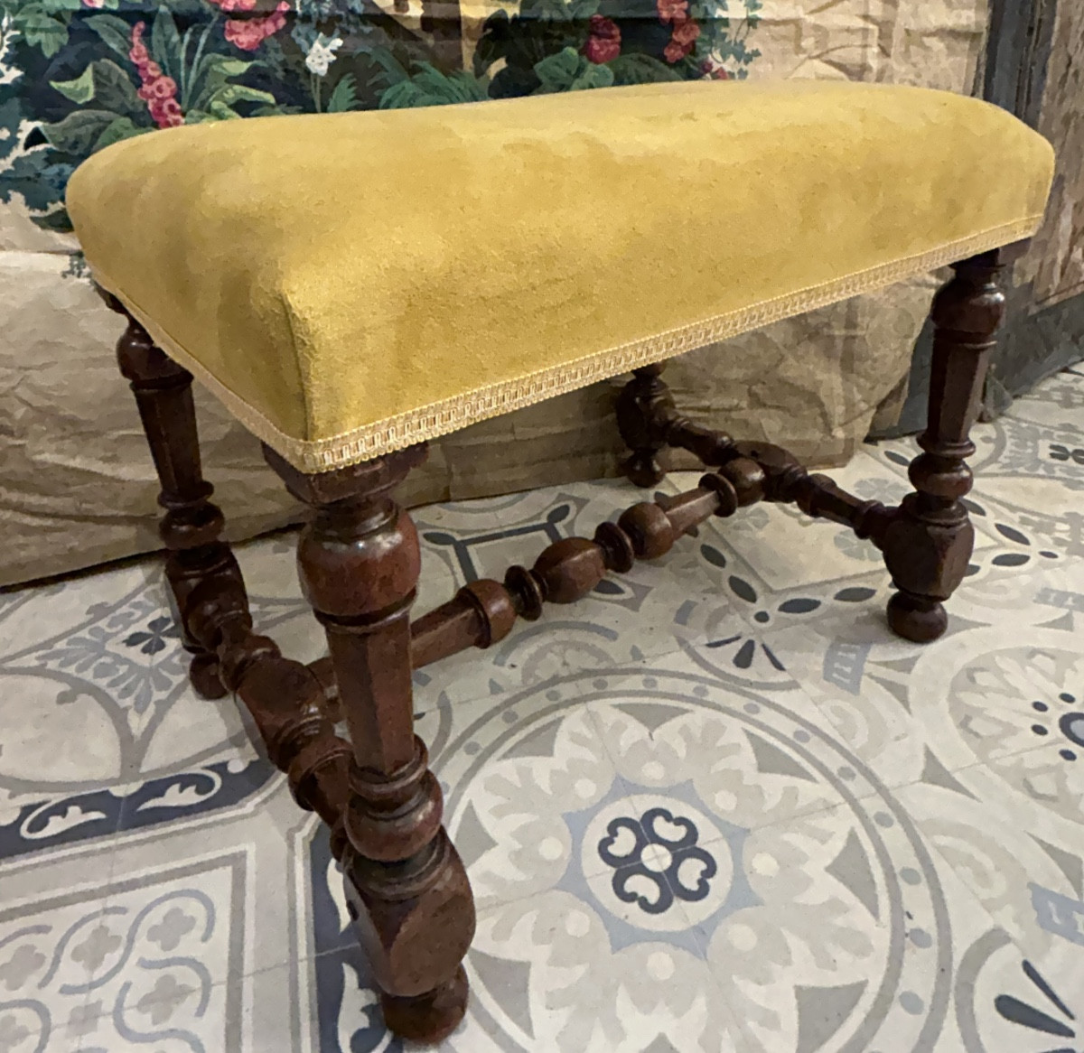 Tabouret D’époque Louis XIII-photo-1