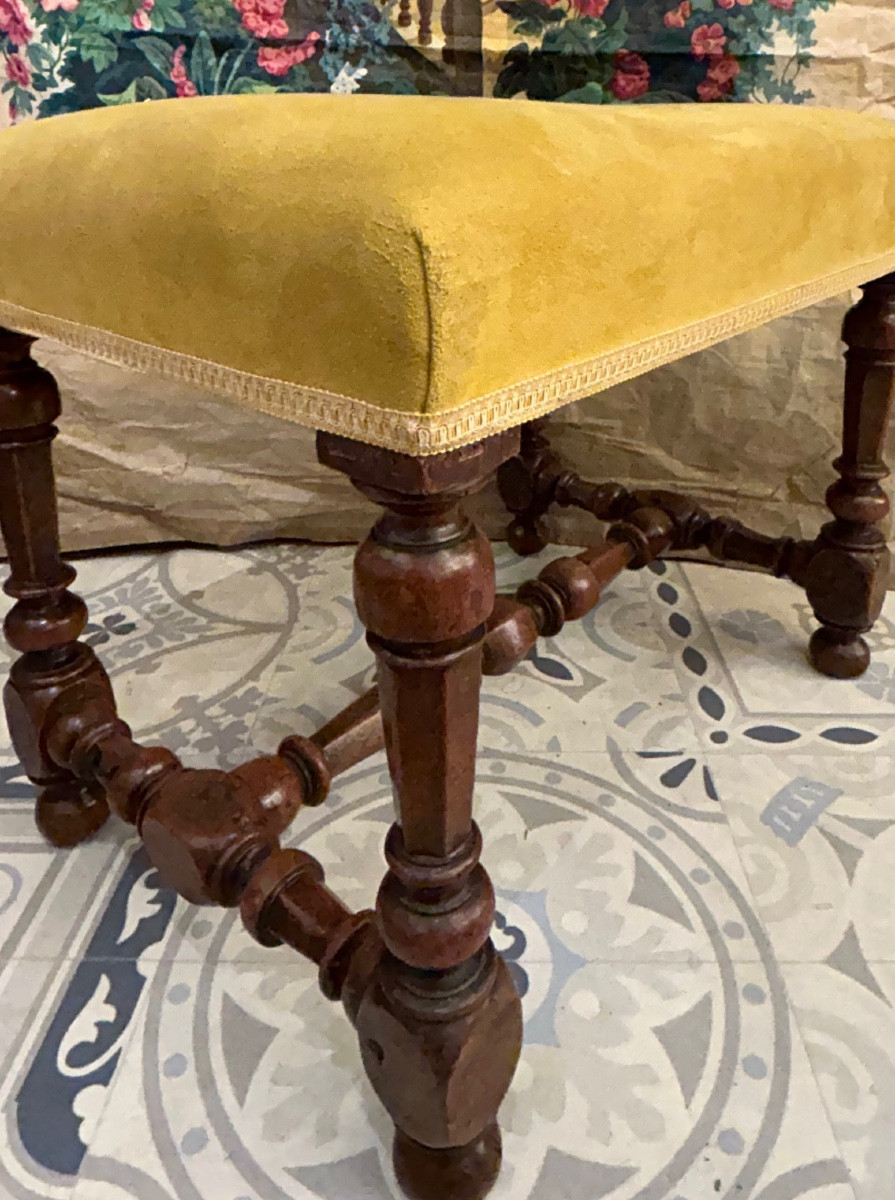 Tabouret D’époque Louis XIII-photo-2