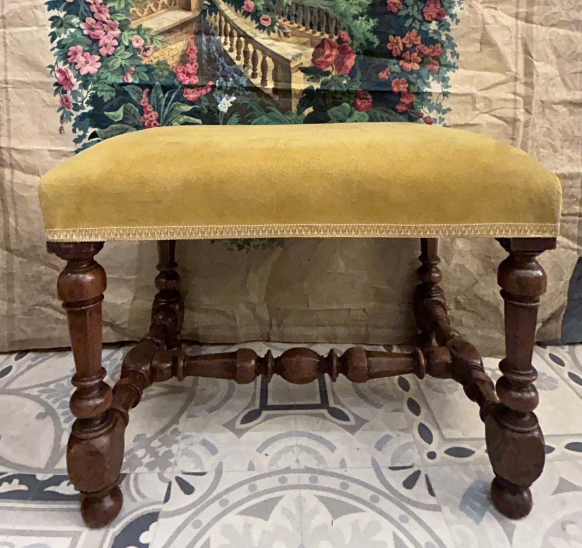 Tabouret D’époque Louis XIII