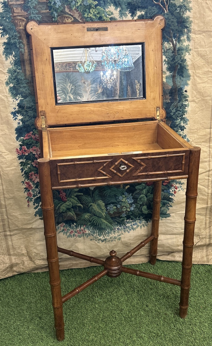 Bamboo-style Work Table -photo-2