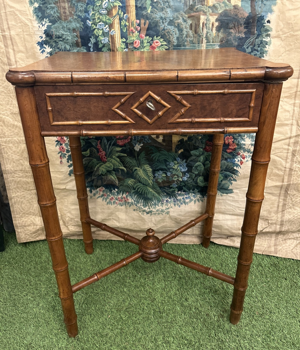 Bamboo-style Work Table -photo-5