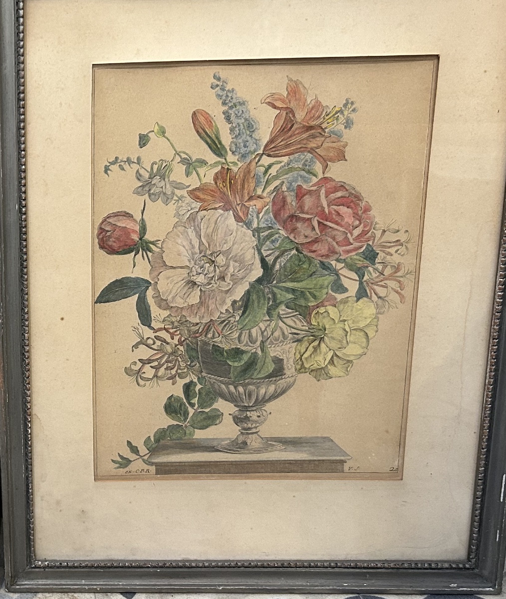 Two Framed 18th Century Engravings -photo-3