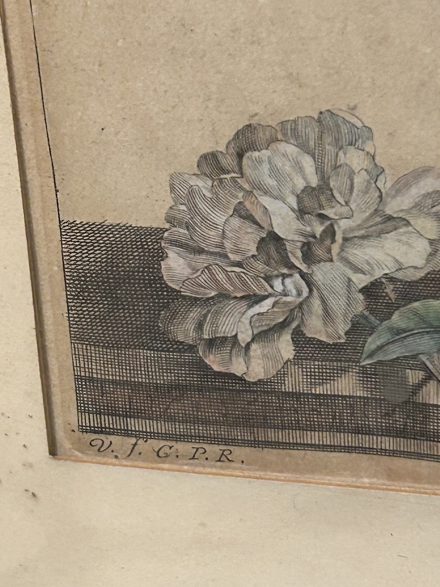 Two Framed 18th Century Engravings -photo-4