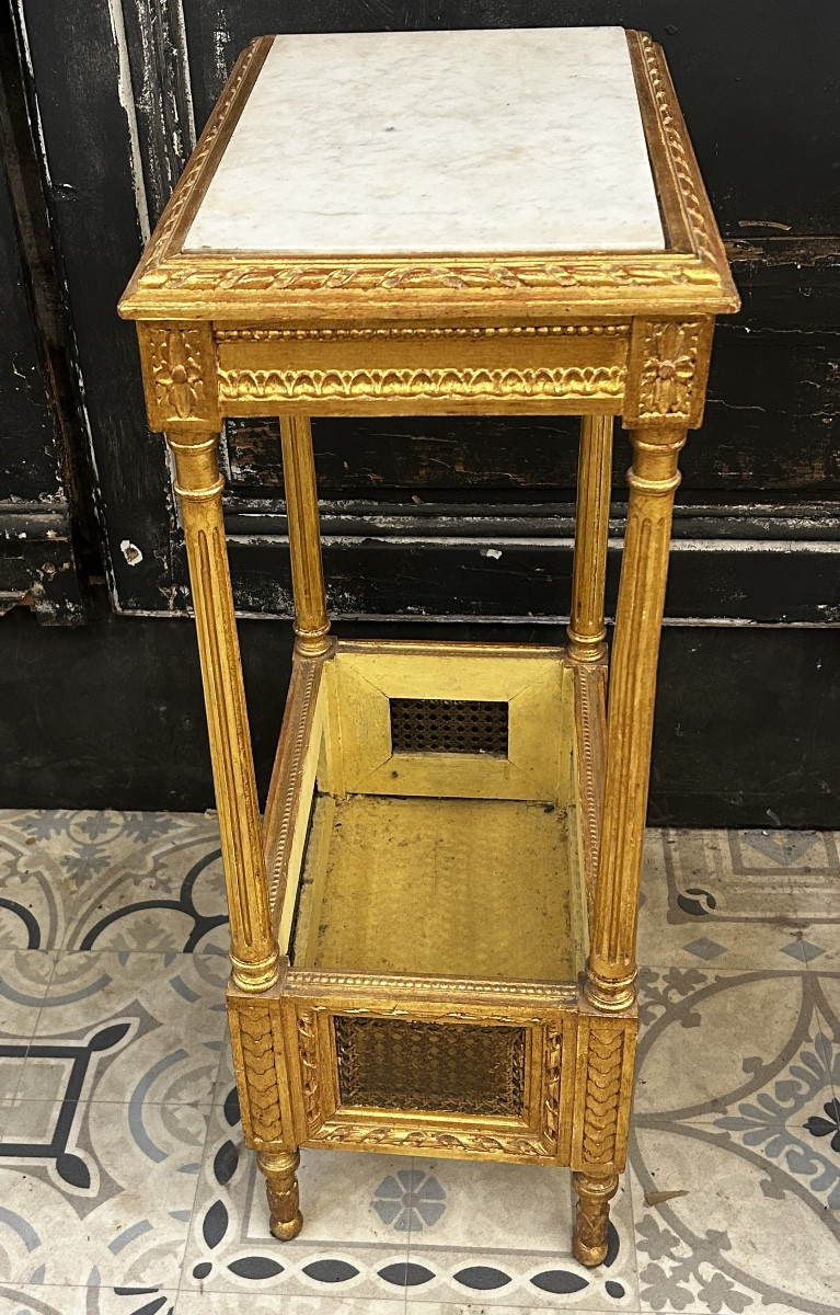 Louis XVI Style Giltwood Table-photo-3
