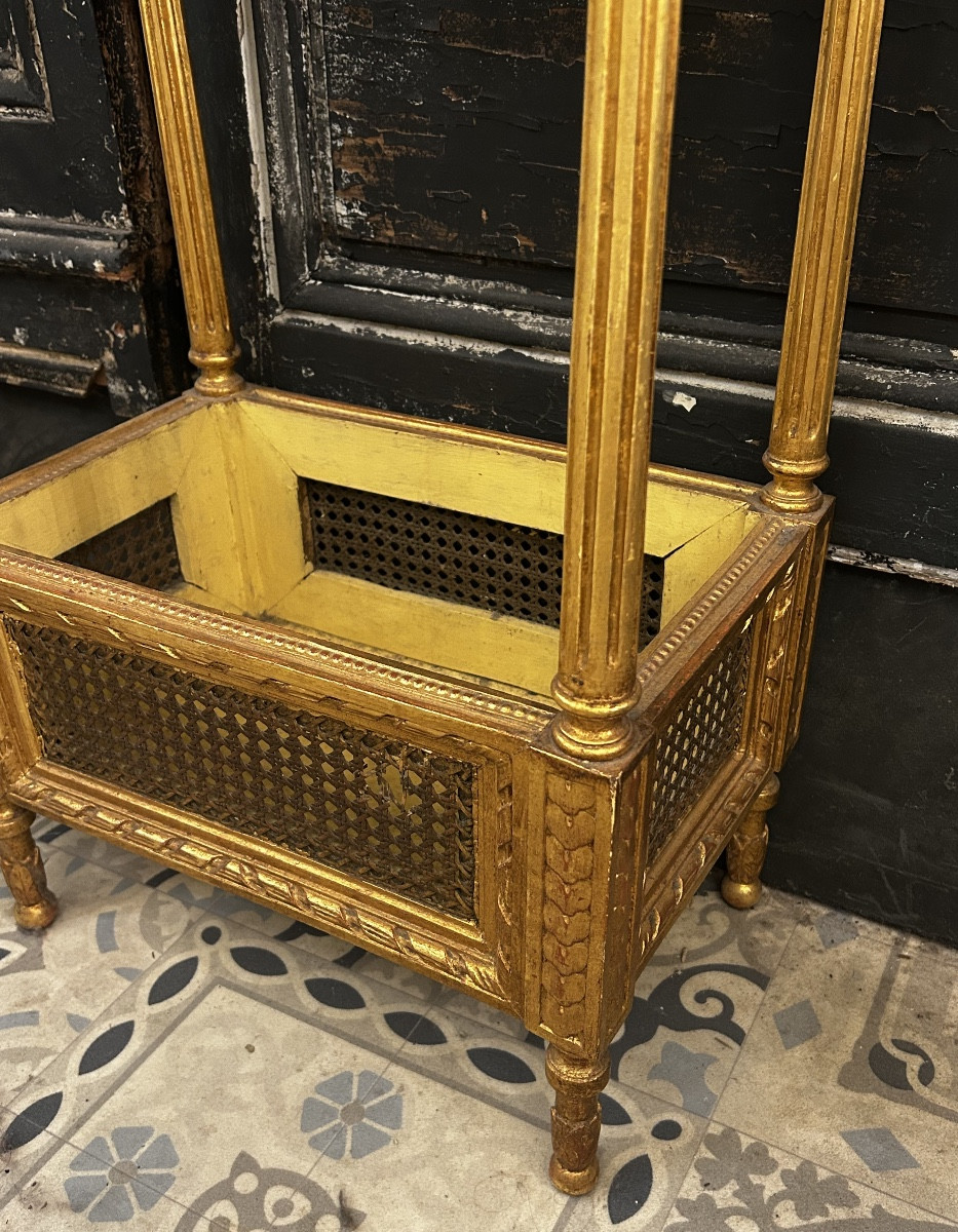 Louis XVI Style Giltwood Table-photo-1