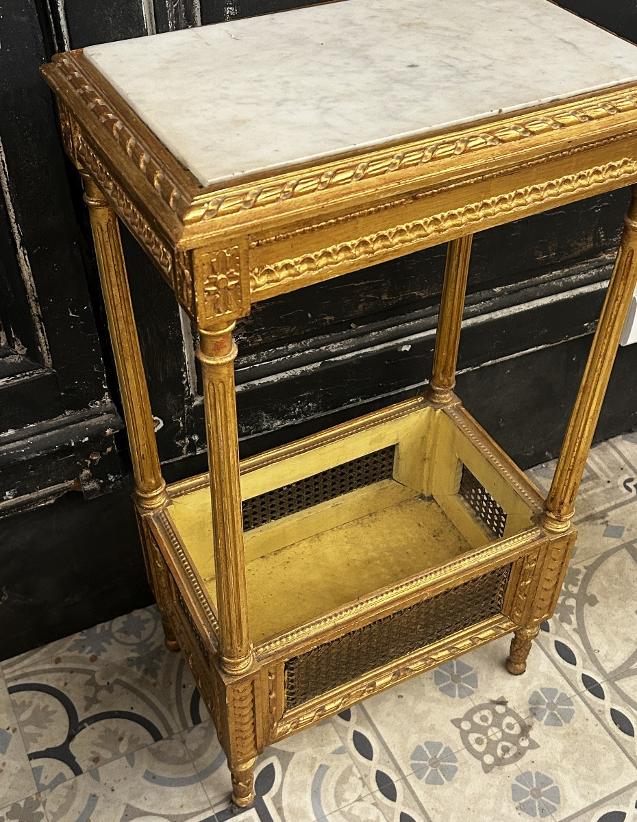 Louis XVI Style Giltwood Table-photo-2