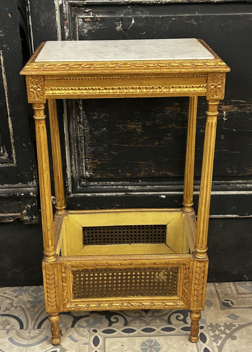 Louis XVI Style Giltwood Table-photo-3