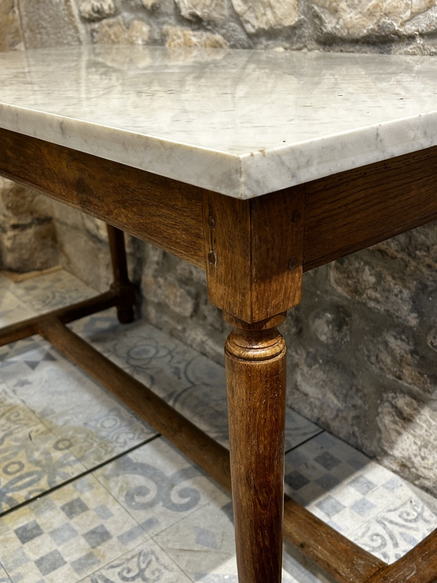 Table console en chêne -photo-3