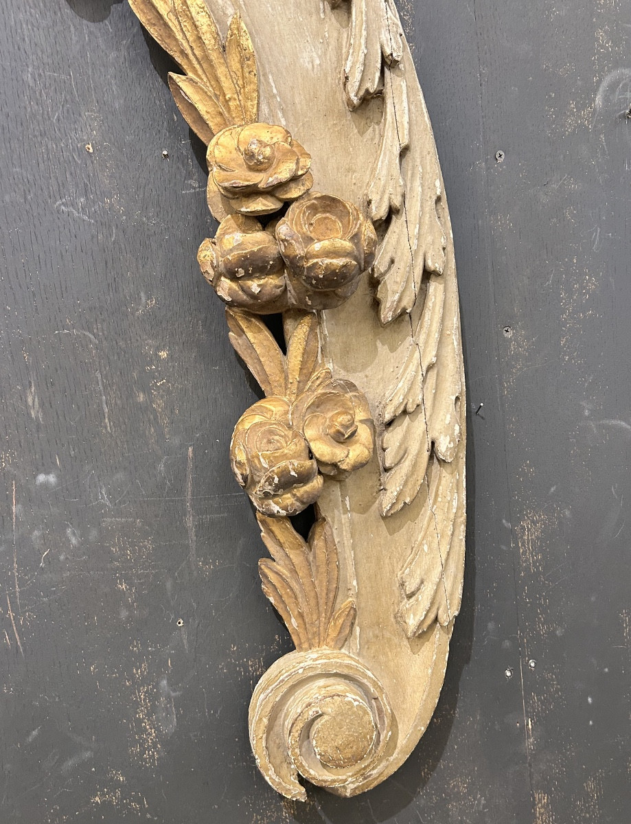 Paire de bois sculpté polychrome -photo-7