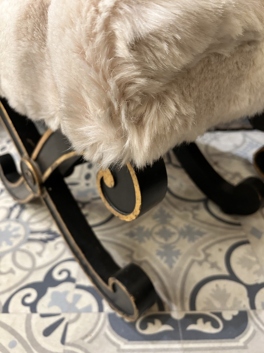 Pair Of Neoclassical Style X-shaped Stools -photo-3