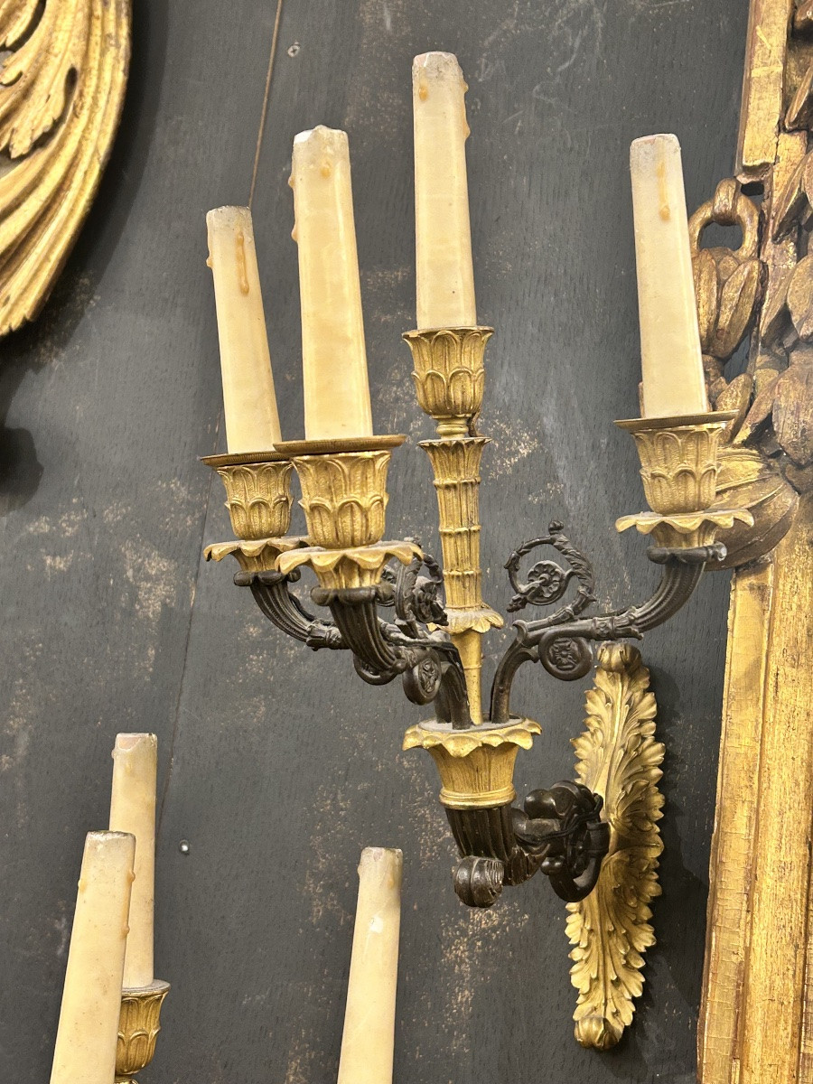 Paire d’appliques époque restauration -photo-3