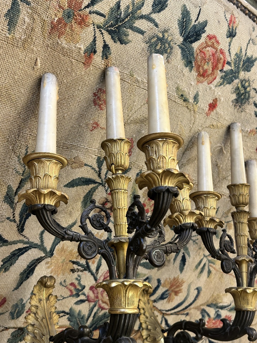 Paire d’appliques époque restauration -photo-7