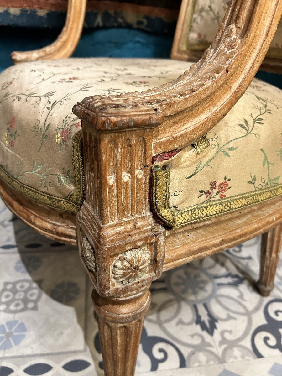 Louis XVI Cabriolet Armchair -photo-4