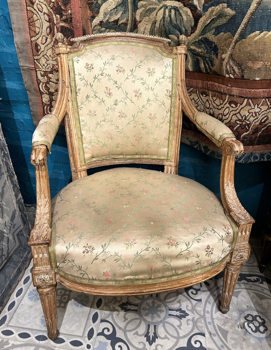Louis XVI Cabriolet Armchair 