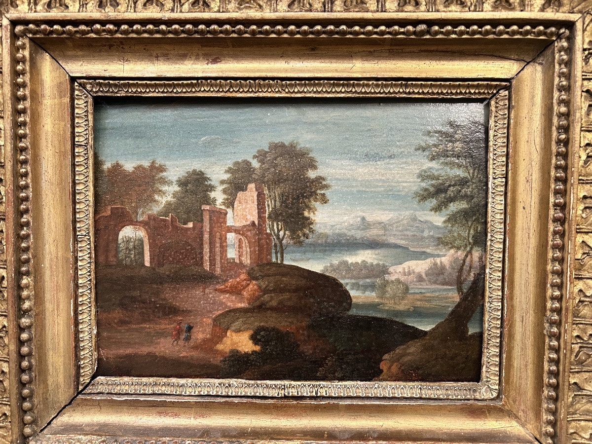 Landscape Painting Of Ruins -photo-2