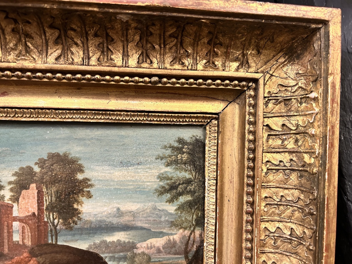 Landscape Painting Of Ruins -photo-1