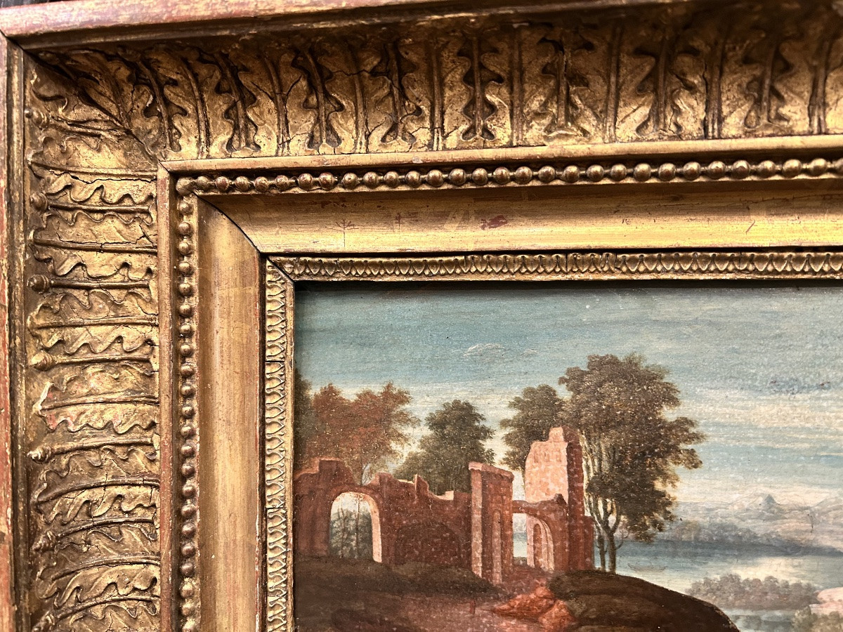 Landscape Painting Of Ruins -photo-4