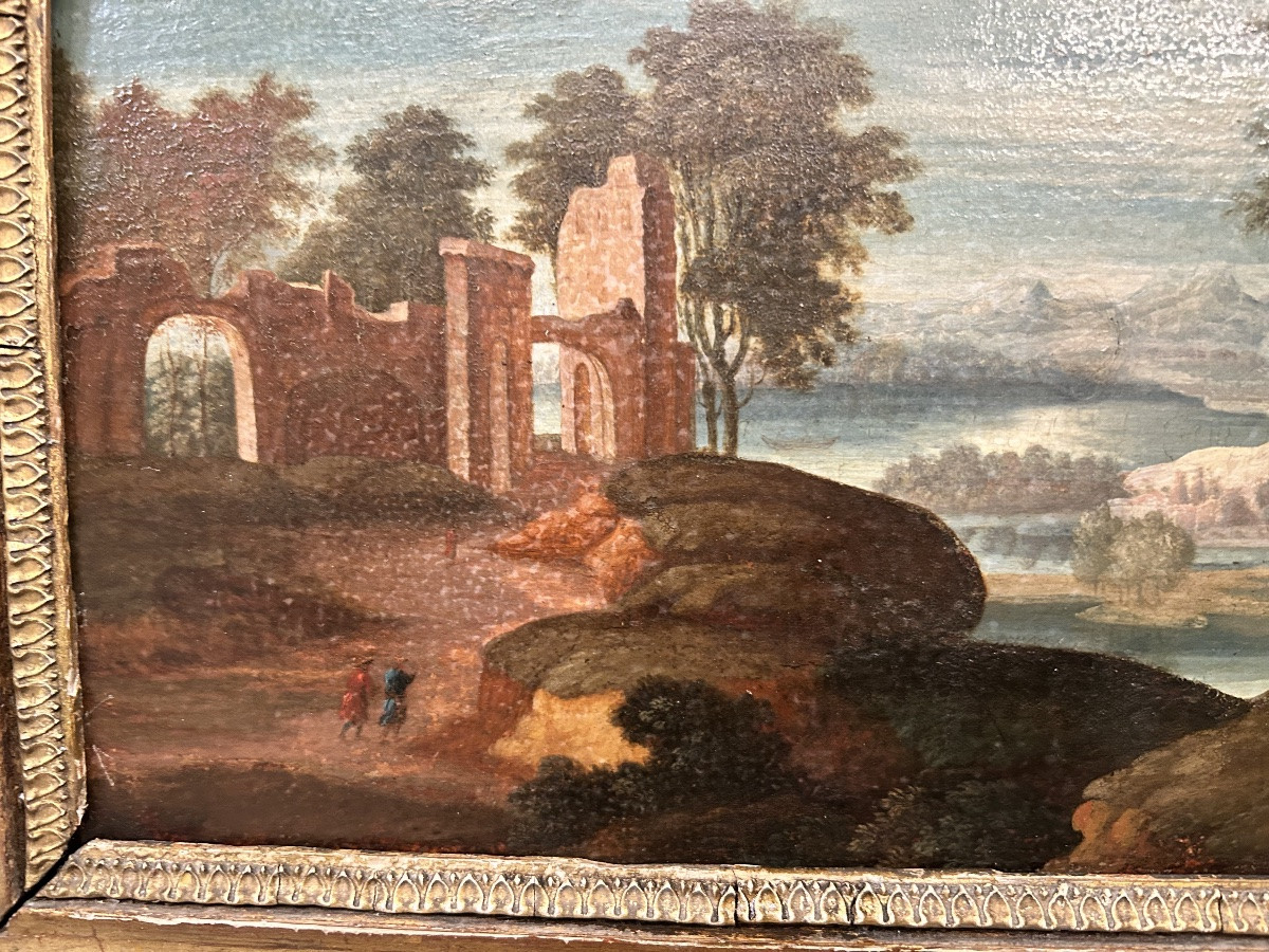 Landscape Painting Of Ruins -photo-6