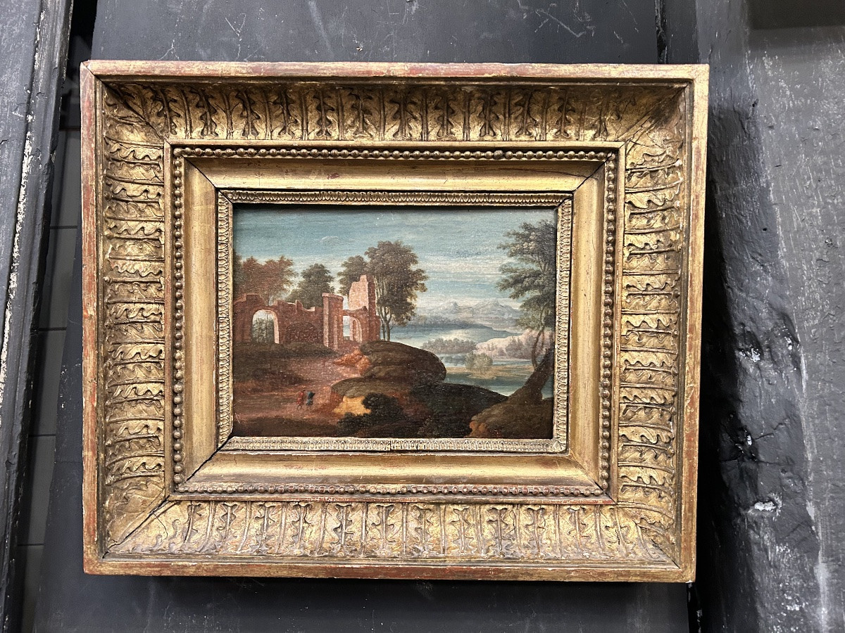 Landscape Painting Of Ruins -photo-7