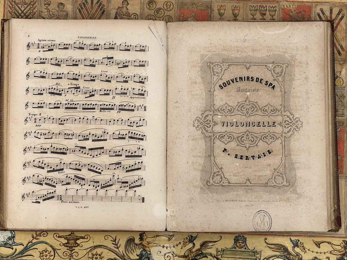 Binding - Full Red Morocco Leather From The 18th Century -photo-3