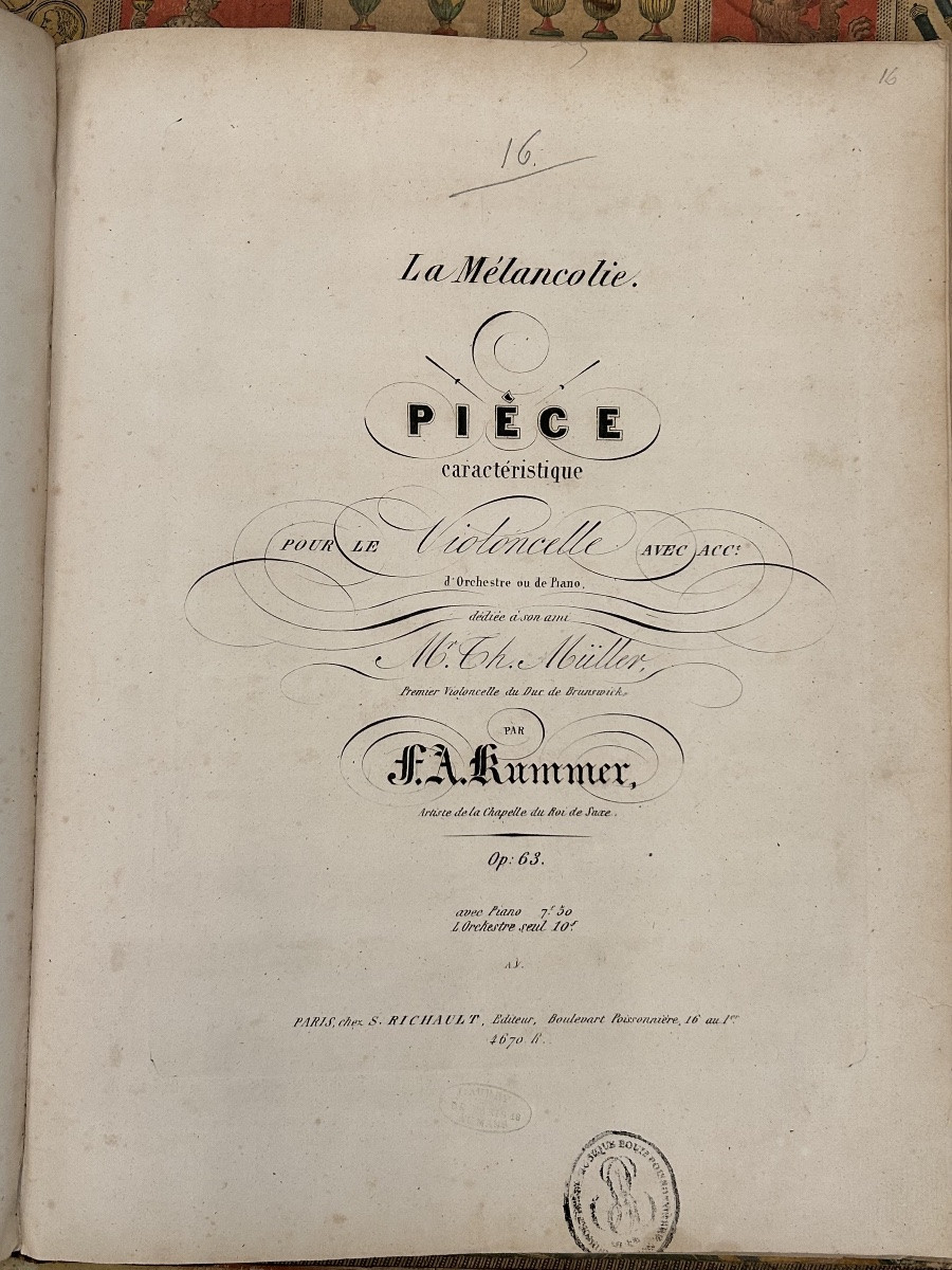 Binding - Full Red Morocco Leather From The 18th Century -photo-4