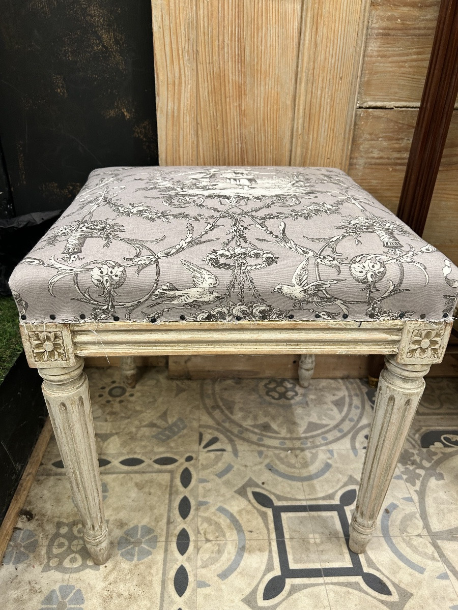 Tabouret de style Louis XVI-photo-7