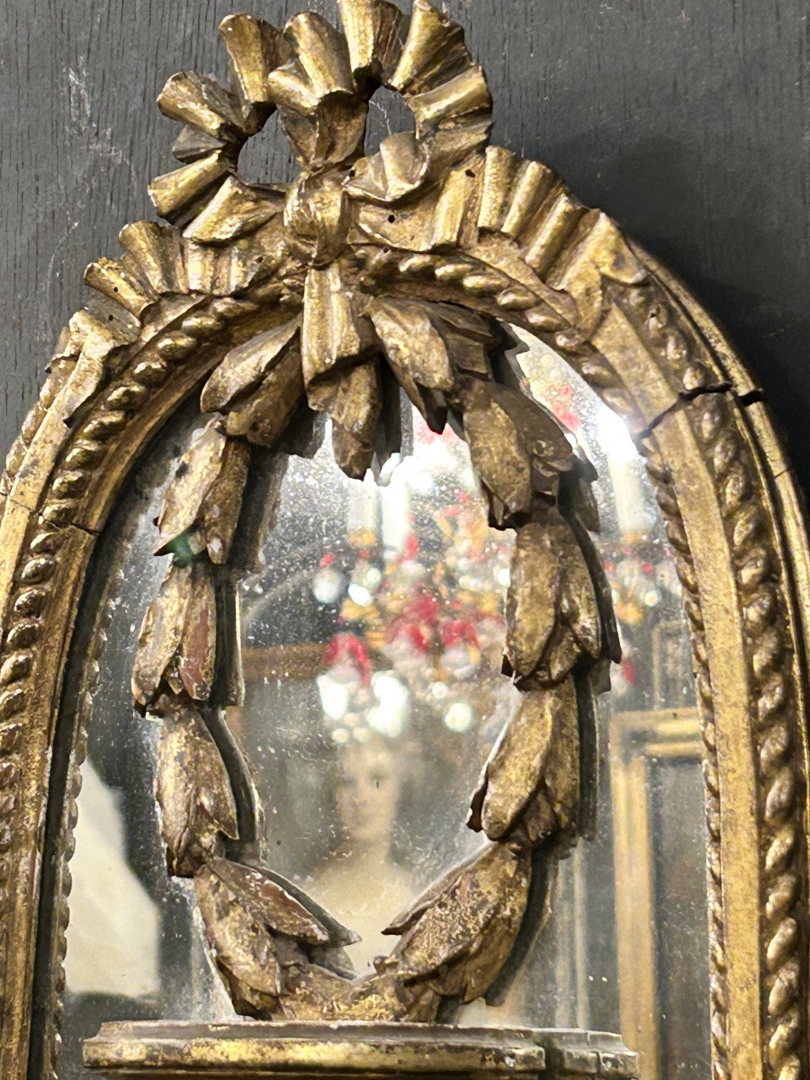 Louis XVI Style Wall Mirror-photo-2