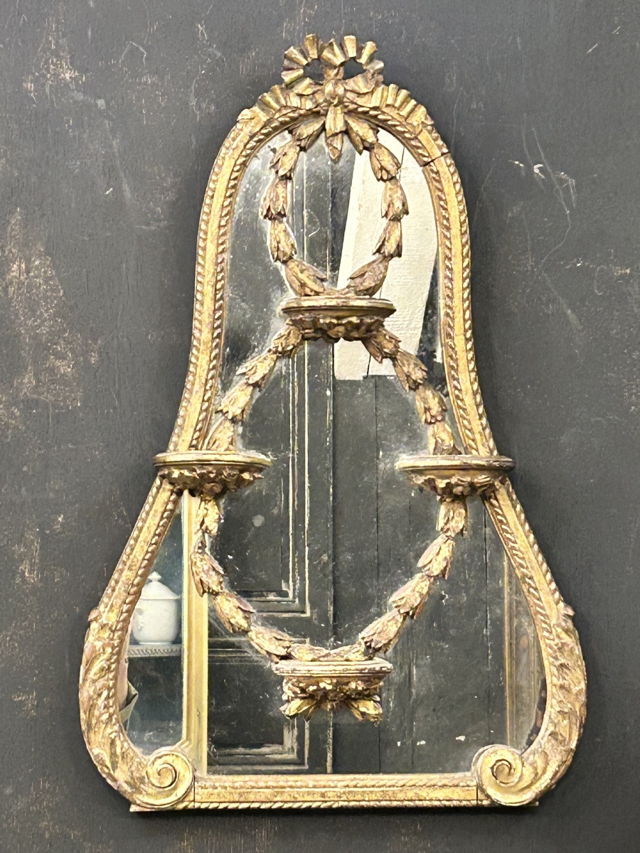 Louis XVI Style Wall Mirror-photo-4