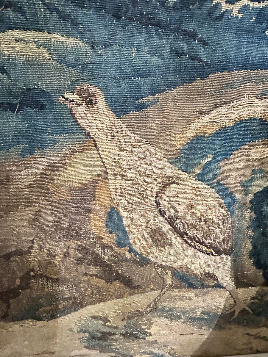 Tapestry Greenery Aubusson Manufacture 18th Century-photo-2