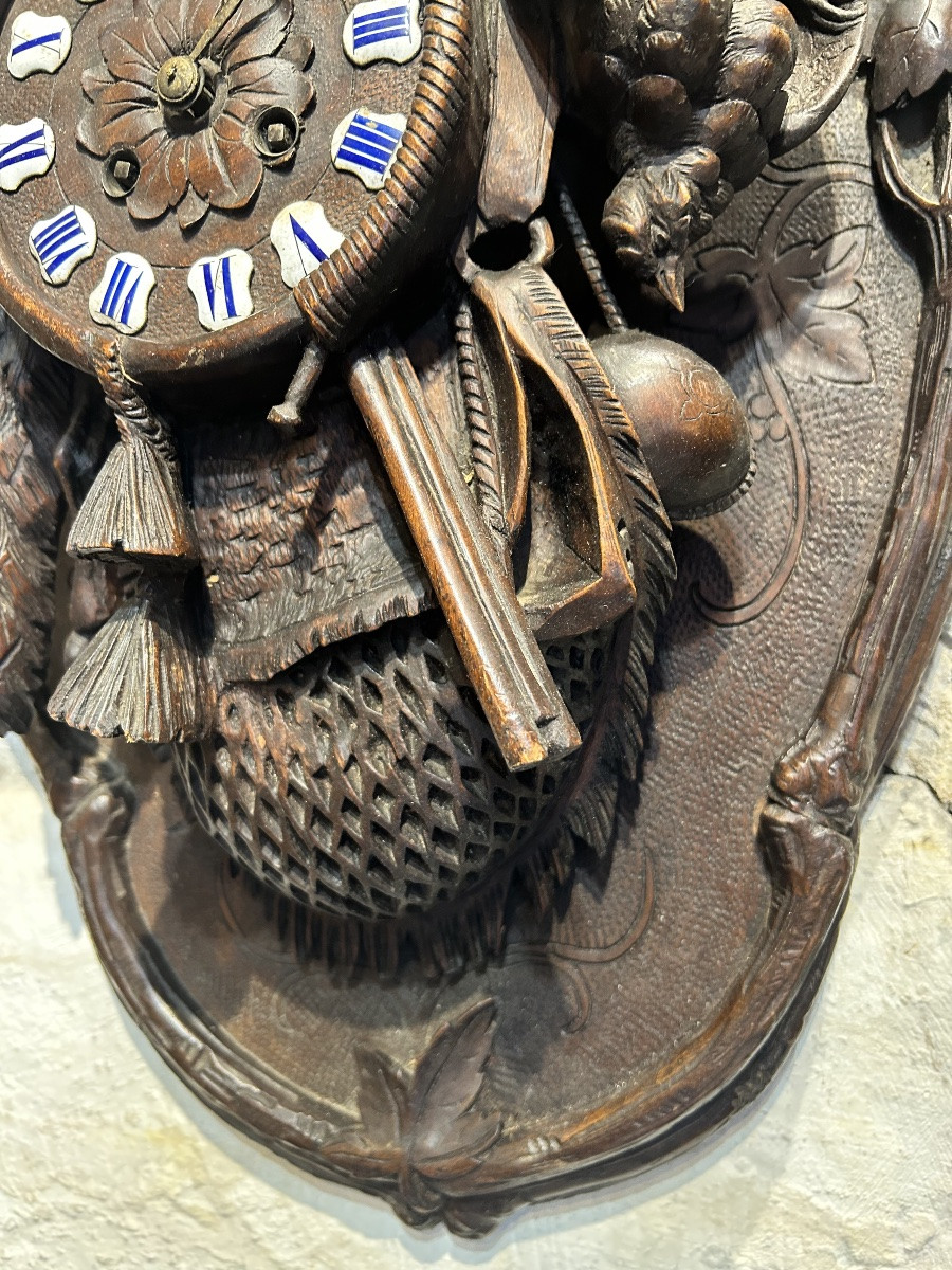 Horloge Murale travaile de la forêt noire-photo-3