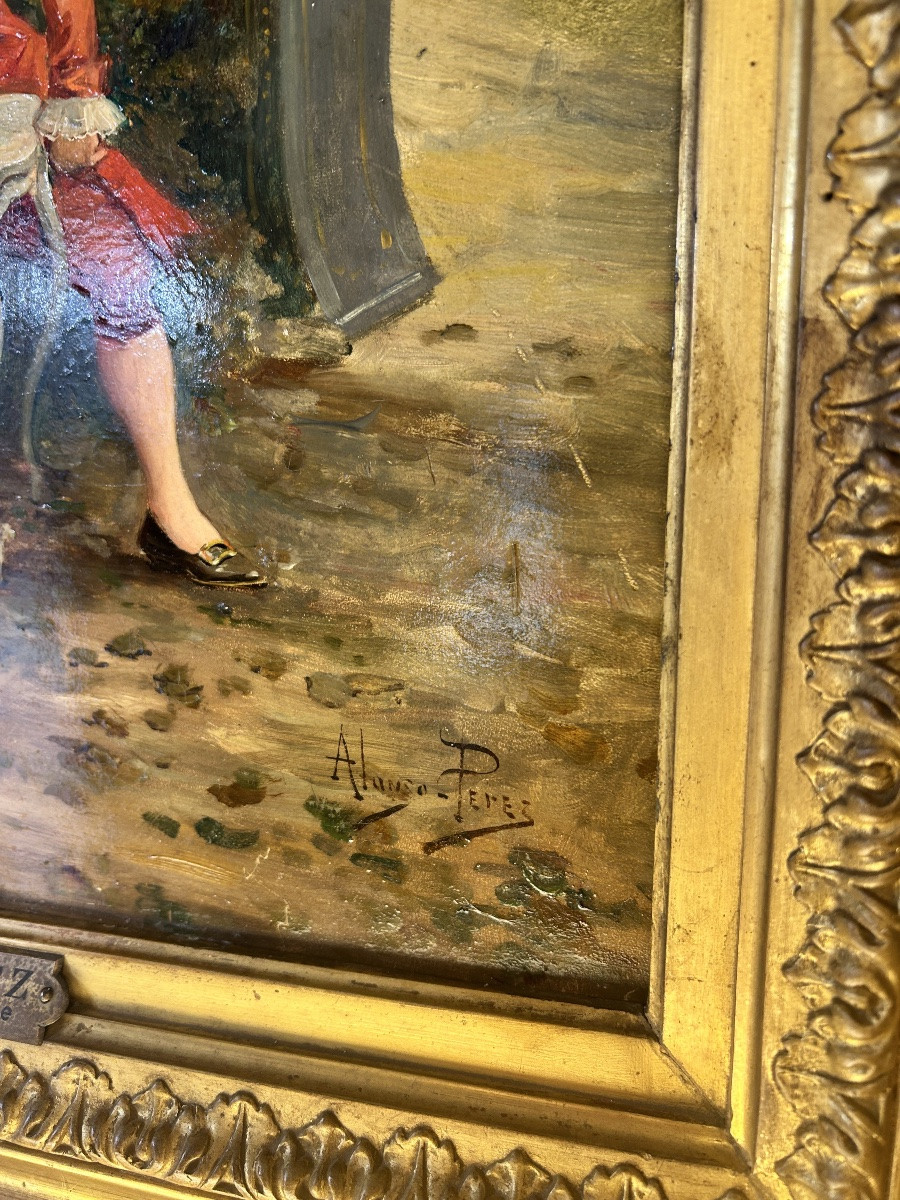 Oil On Panel Mariano Alonzo -perez-photo-4