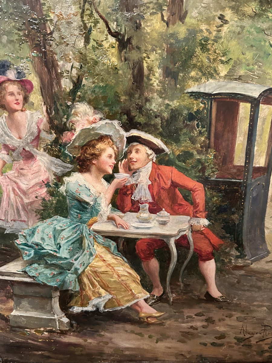 Oil On Panel Mariano Alonzo -perez-photo-1