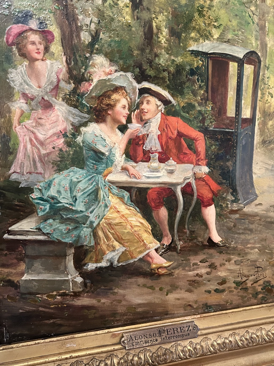 Oil On Panel Mariano Alonzo -perez-photo-3