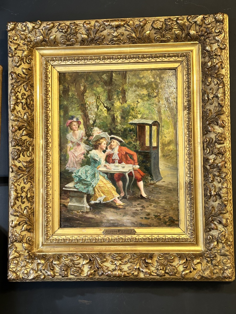 Oil On Panel Mariano Alonzo -perez-photo-7