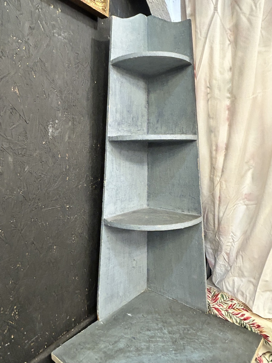 Louis XVI Rechambered Wood Corner Cabinet-photo-3