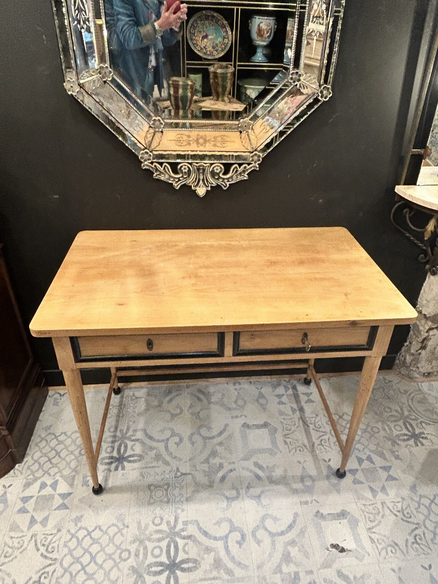 Table bureau style Biedermeier-photo-2