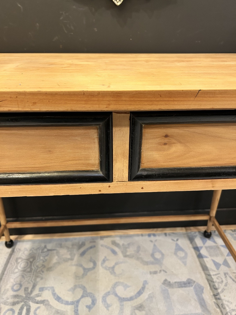 Table bureau style Biedermeier-photo-4