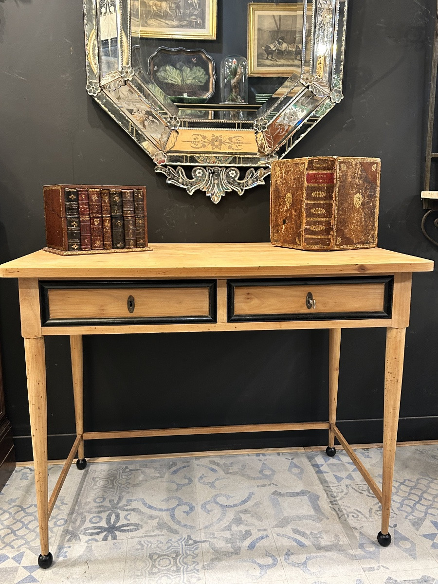 Table bureau style Biedermeier-photo-6