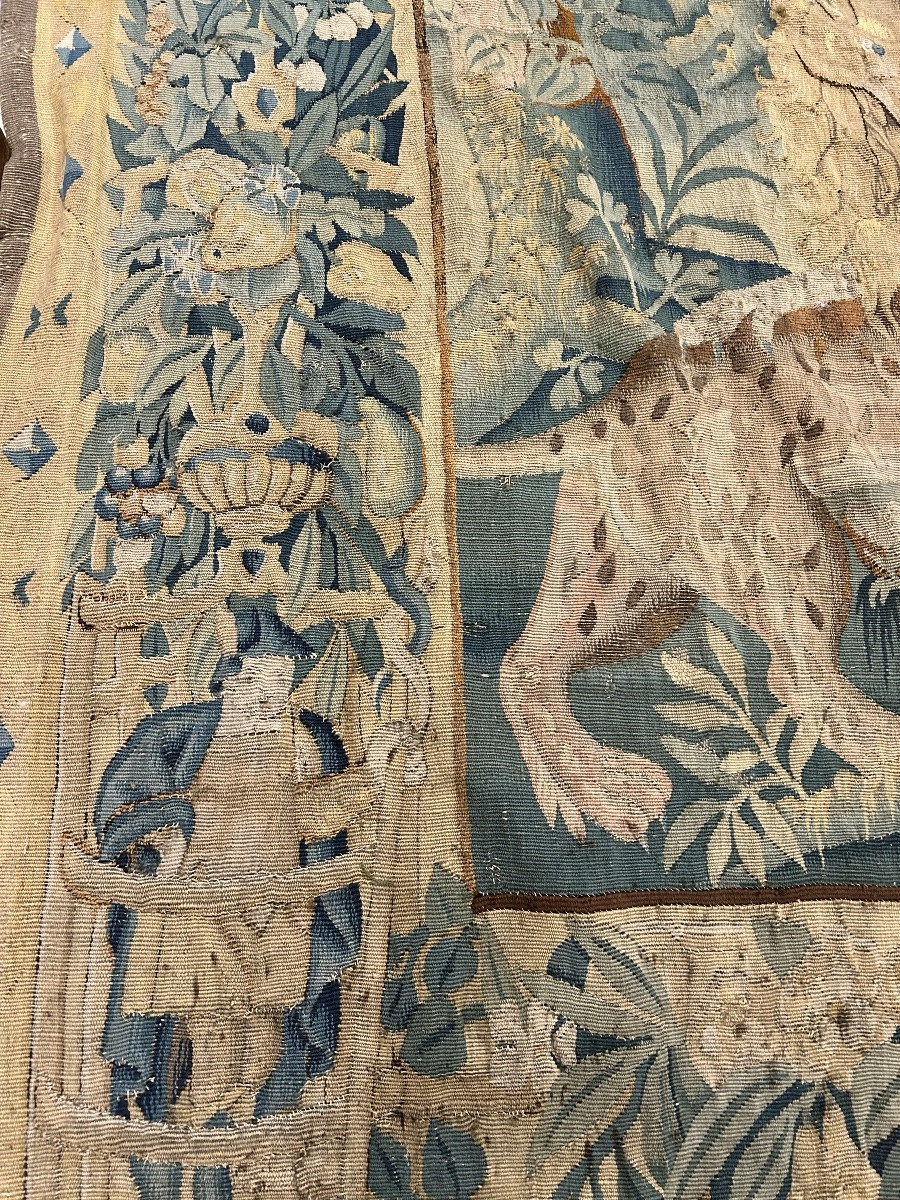 Tapisserie D’Audenarde Flandres XVI Eme siècle -photo-3
