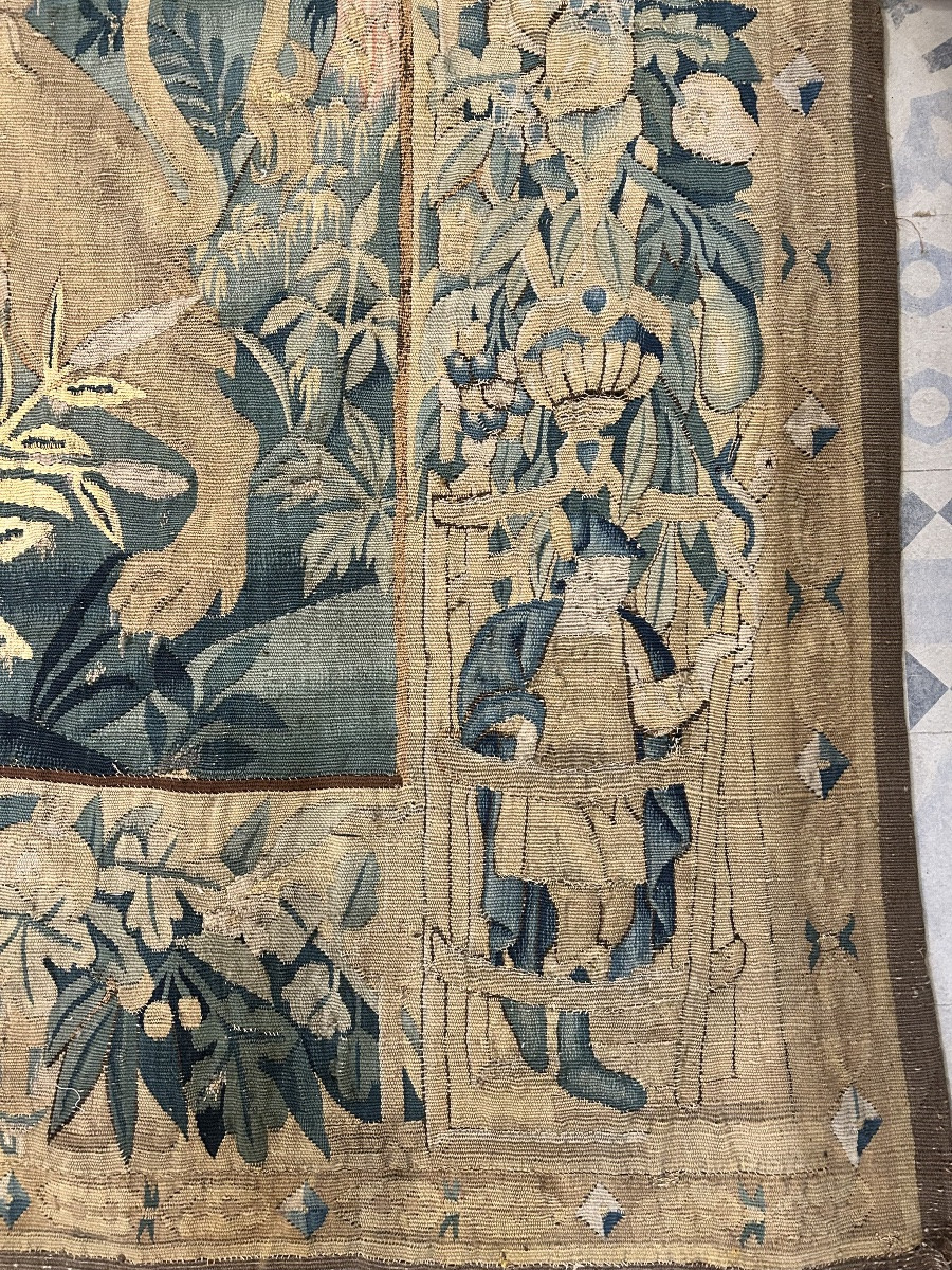 Tapisserie D’Audenarde Flandres XVI Eme siècle -photo-4