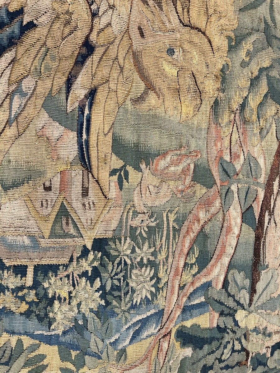 Tapisserie D’Audenarde Flandres XVI Eme siècle -photo-1