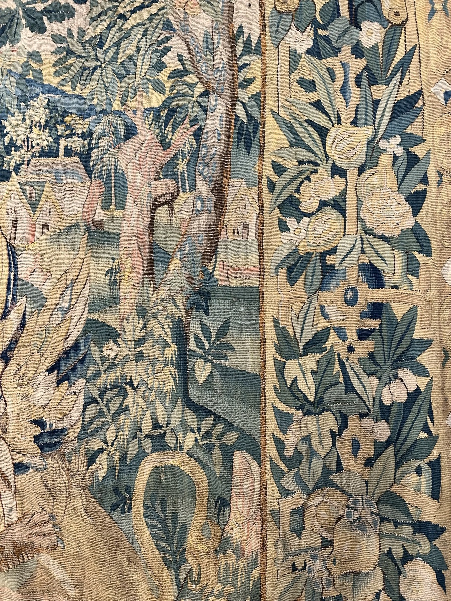 Tapisserie D’Audenarde Flandres XVI Eme siècle -photo-3